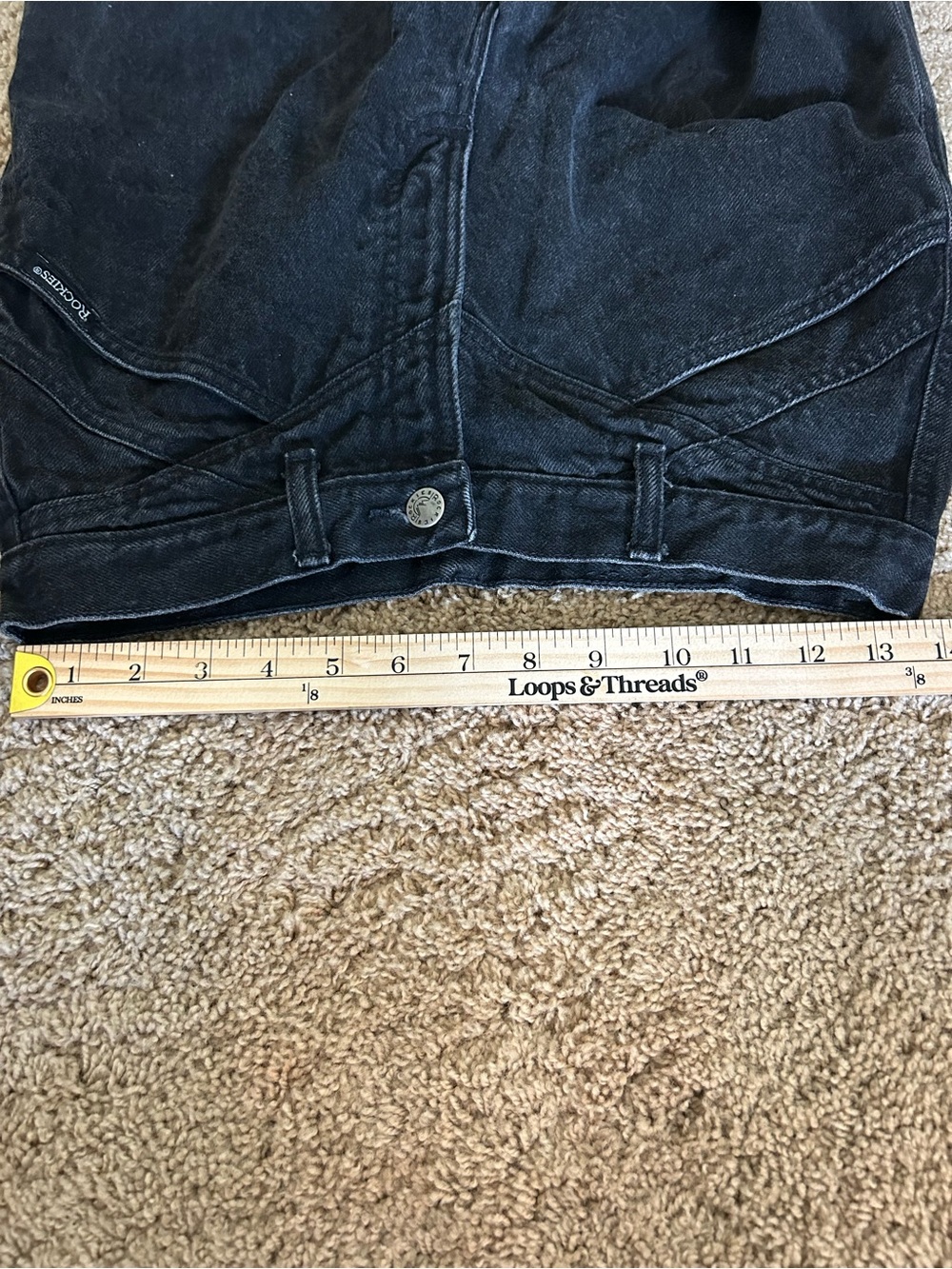 Vintage Rocky Mountain Straight-Leg Women’s Black Jeans - Picture 4 of 6